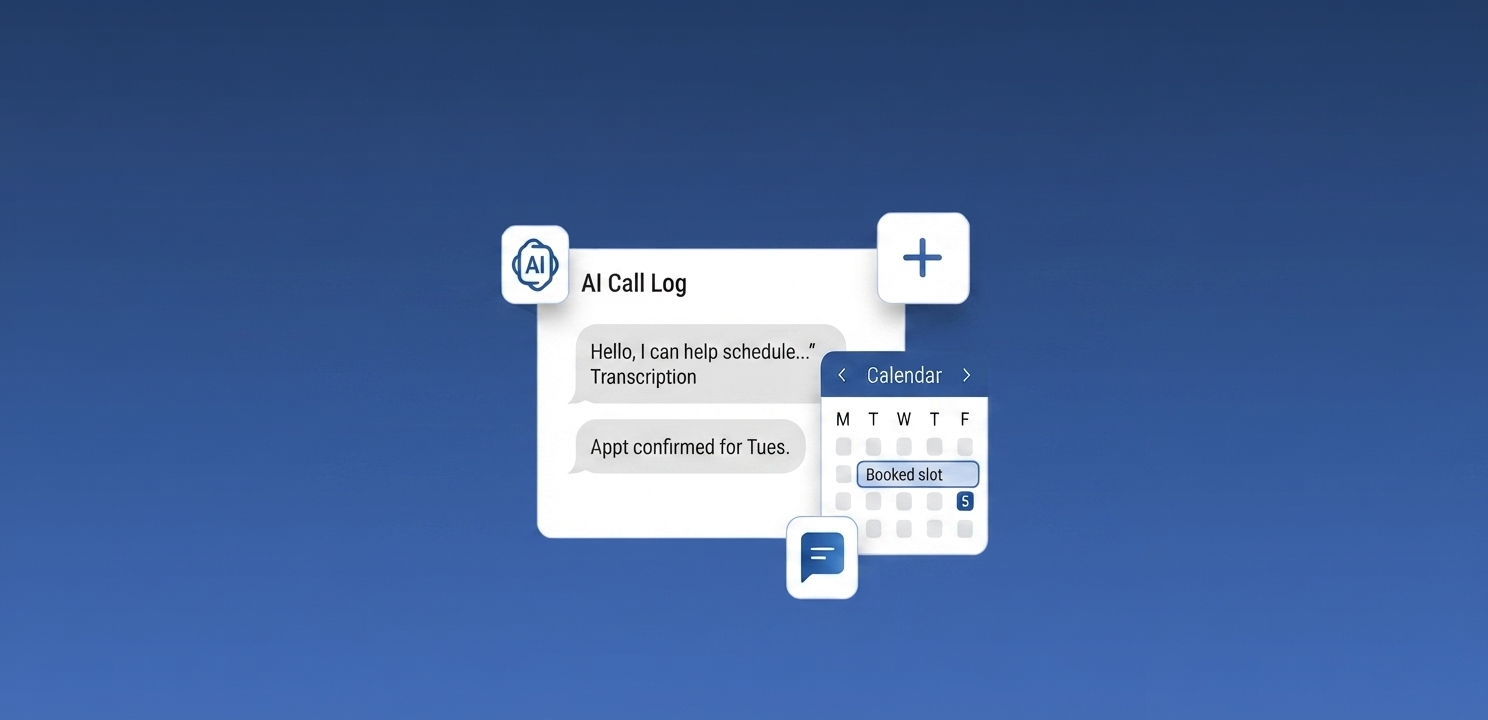 AI automation booking a job